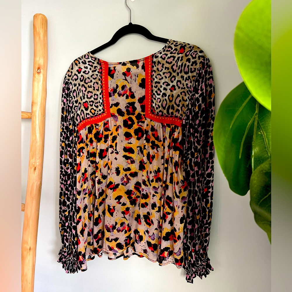 🐆 BL-NK MIRANDA PEASANT BLOUSE 🐆